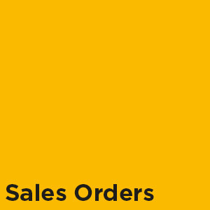 Sales orders