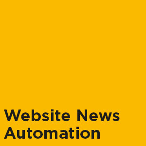 Website news automation